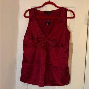 Silk Sleeveless Shirt